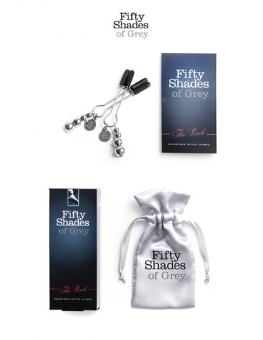 Bijoux de seins réglables - Fifty Shades Of Grey