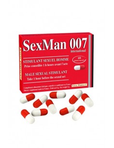 Aphrodisiaque SexMan 007 (10 gélules)