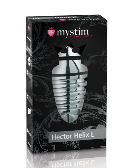 Plug électro-stimulation L Hector Helix - Mystim