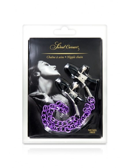 Chaine et pinces à seins Sweet Caress