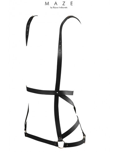 Robe harnais noire - Maze