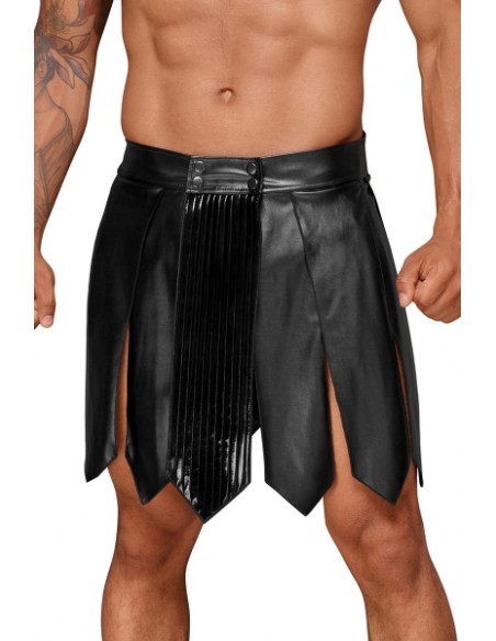 Jupe gladiateur faux cuir H053