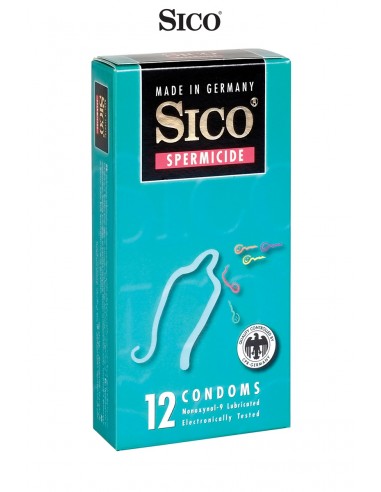 12 préservatifs Sico SPERMICIDE