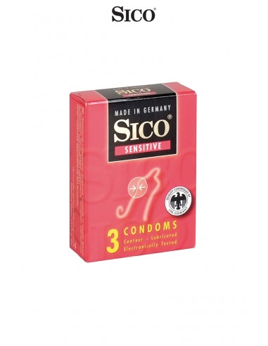 3 Préservatifs Sico SENSITIVE