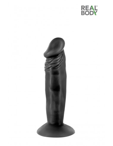 Gode réaliste 16 cm noir - Real Zack