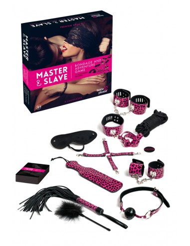 Jeu de bondage Master & Slave - rose