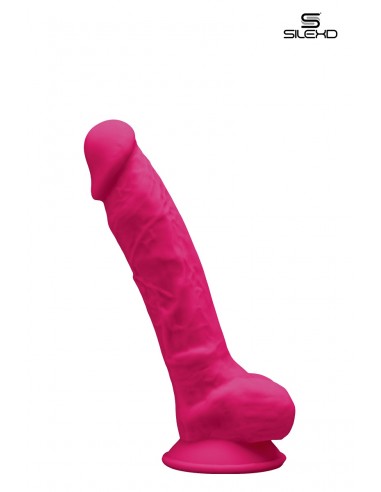 Gode double densité rose 17,5 cm - Modèle 1