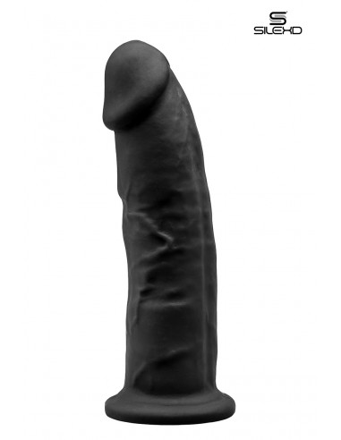 Gode double densité noir 23 cm - Modèle 2