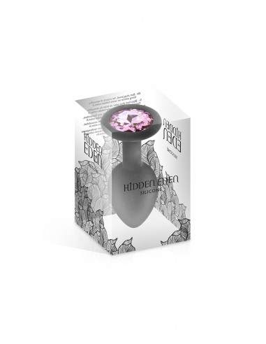 Plug bijou silicone noir S - Hidden Eden