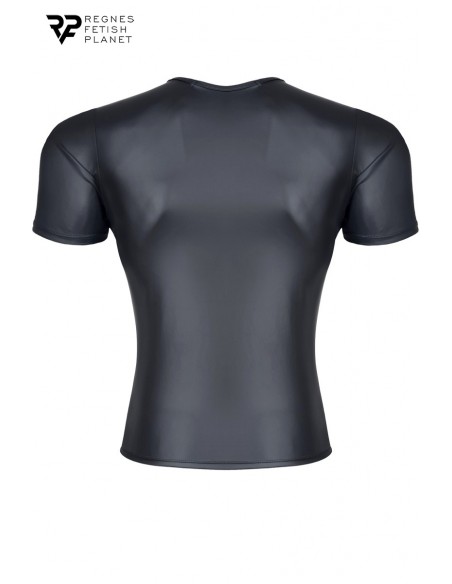 T-shirt wetlook noir - Regnes