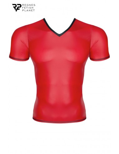 T-shirt wetlook rouge - Regnes