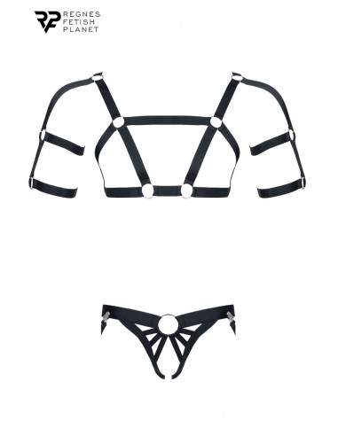 Ensemble harnais et jockstrap ouvert - Regnes