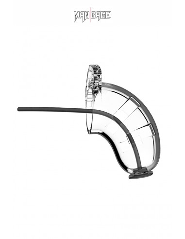 Cage de chasteté 6,5cm avec plug d'urètre - ManCage 15