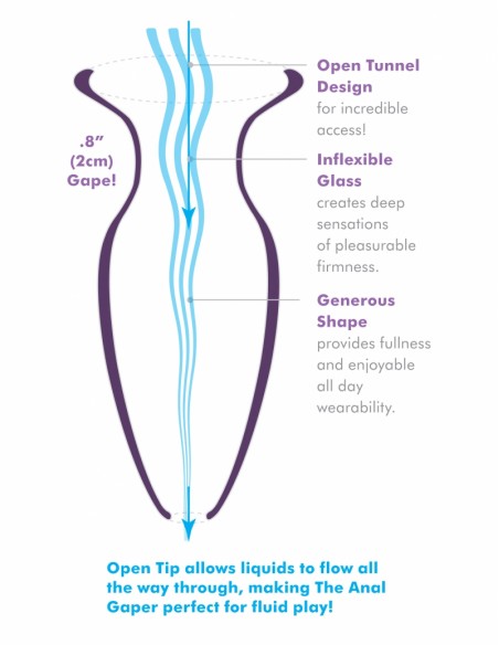 Plug creux Mega Anal Gaper - pipedream