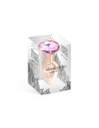 Plug bijou aluminium rose gold S - Hidden Eden