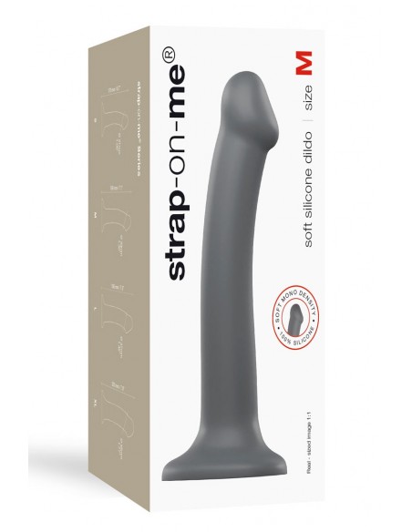 Dildo mono densité gris M - Strap On Me