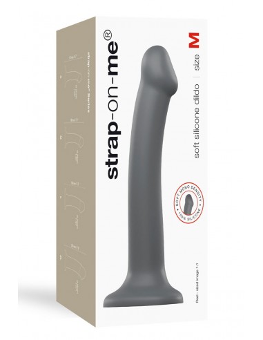 Dildo mono densité gris S - Strap On Me