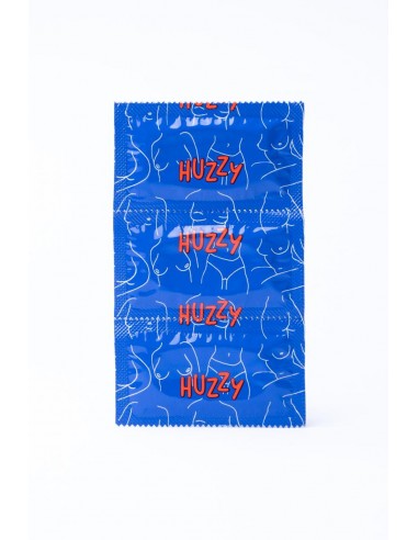Huzzy - Lot de 12 préservatifs vegan