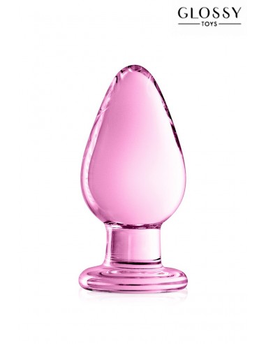 Plug anal verre Glossy Toys n° 25 Pink