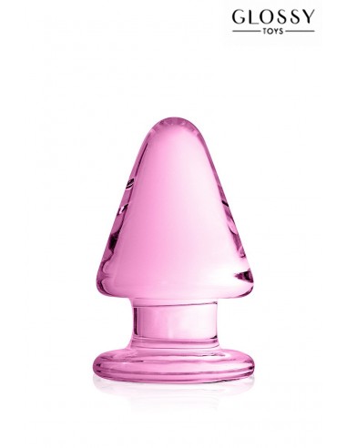 Plug anal verre Glossy Toys n° 23 Pink