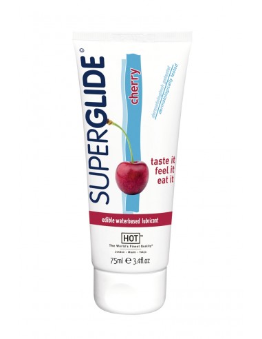 Lubrifiant Comestible SuperGlide cerise - HOT