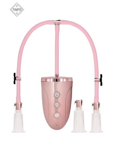 Pompe à tétons et clitoris automatique Medium - Pumped