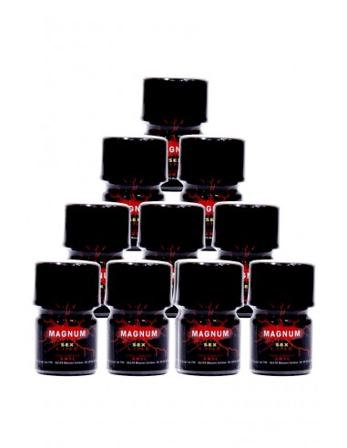 Pack de 10 Poppers Sexline Magnum Rouge