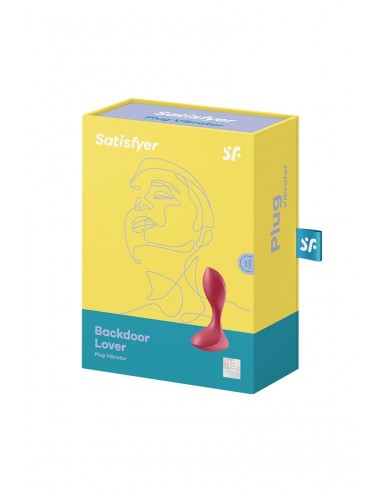 Plug vibrant Backdoor Lover rouge - Satisfyer
