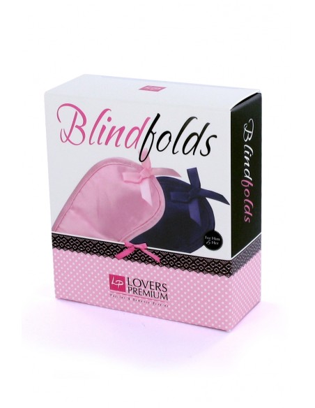 2 Bandeaux rose et noir - Lovers Premium