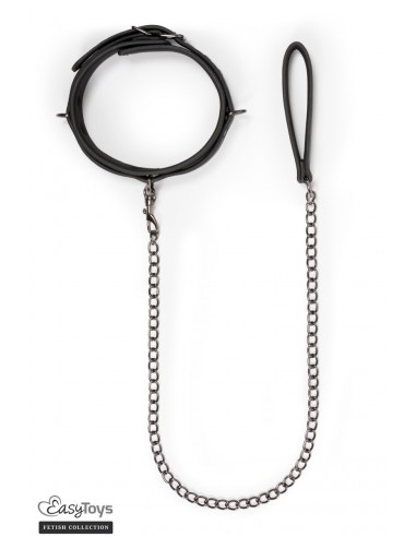 Collier fétichiste et laisse - Easytoys Fetish Collection