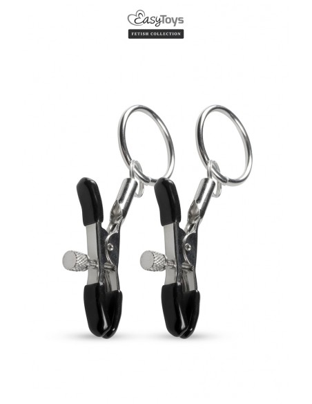 Pinces à tétons avec anneau - Easytoys Fetish Collection