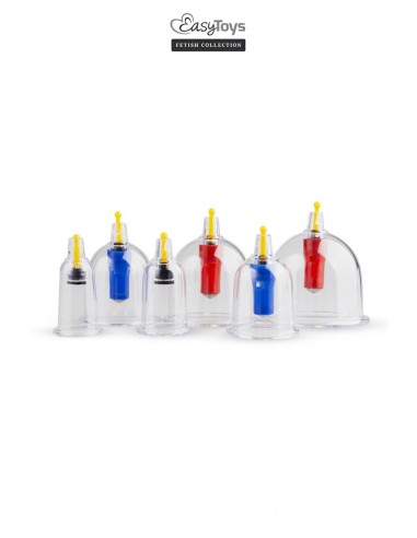 Coffret 6 ventouses Cupping Set - EasyToys Fetish Collection