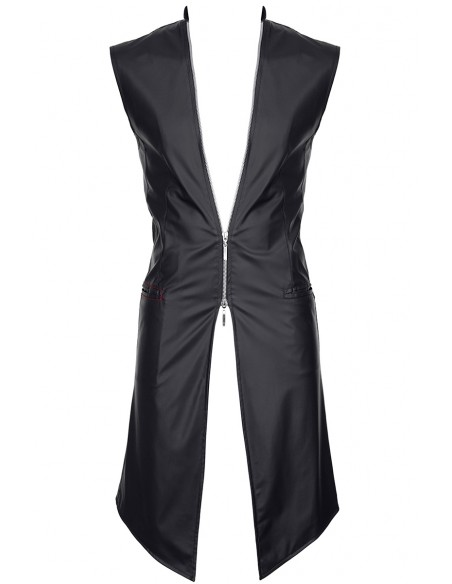 Veste longue sans manche wetlook Marco - Regnes