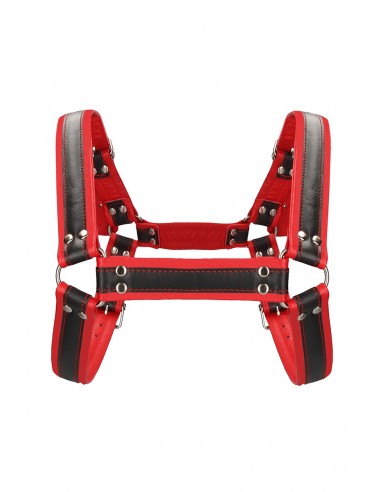 Harnais Buckle Bulldog rouge - Ouch!