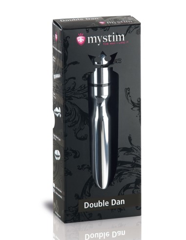 Gode électro-stimulation Double Dan - Mystim