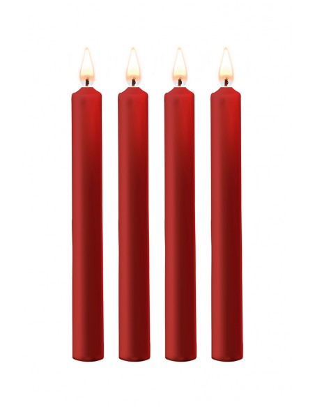 4 bougies SM rouges Large - Ouch!